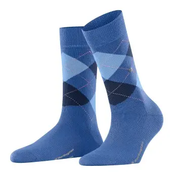 Burlington Burlington Strømper Marylebone Wool Socks Blå Str 36/41 Dame