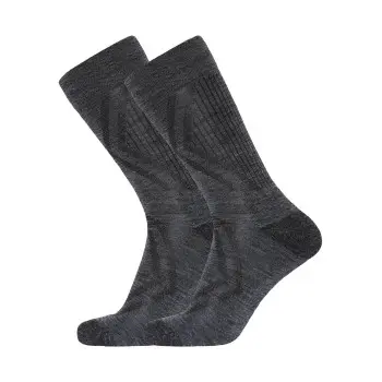 Dovre Dovre Strømper 2P Organic Wool Terry Socks Mørkgrå  Str 44/47 Herre
