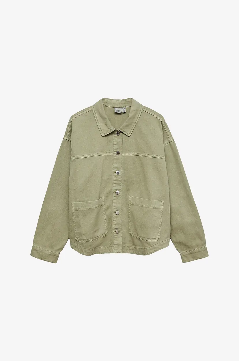 Vero Moda Skjortejakke vmJamie LS Denim Shacket Mix GA Noo - Grønn