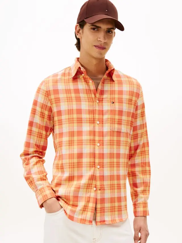 Tommy Hilfiger SOFT TOUCH BLEND CHECK RF SHIRT