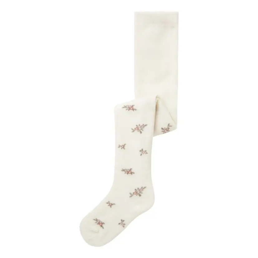 NAME IT Name It - Strømpebukse Ull/ Bomull Wak Snow White Small Flowers