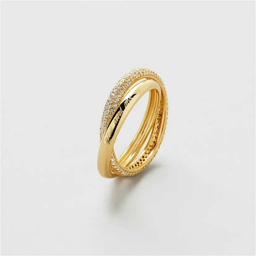 Safira Forever Love Ring Gravering