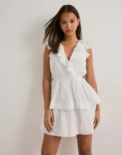Nelly Nelly - Hvit - Perfect Frill Dress