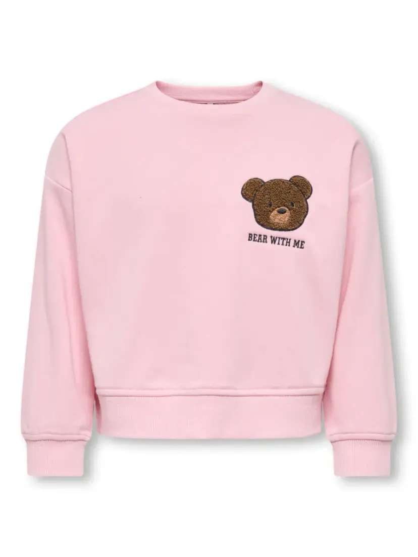 Only Kids Only Kids Wilma Genser Loose Fit Romance Rose Bear (98 /3 år)