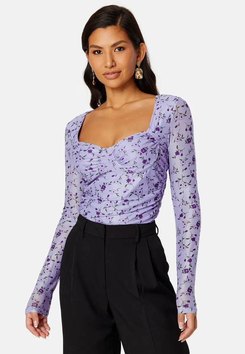 Bubbleroom Melandra mesh bustier top
