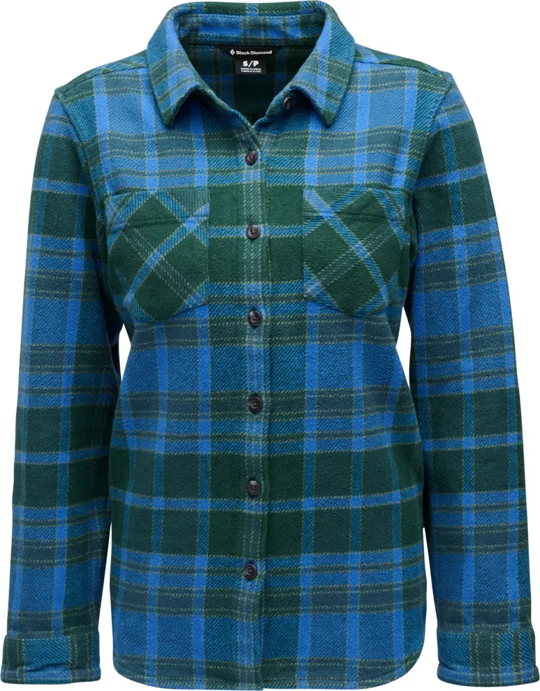 Black Diamond Black Diamond Women's Project Heavy Flannel Deeps Woods-midnight Blue