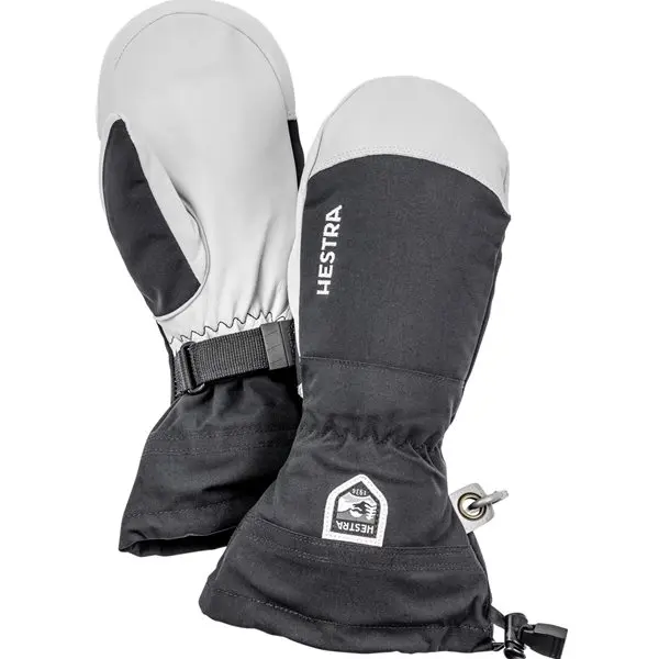 Hestra Hestra Army Leather Heli Ski Mittens Black