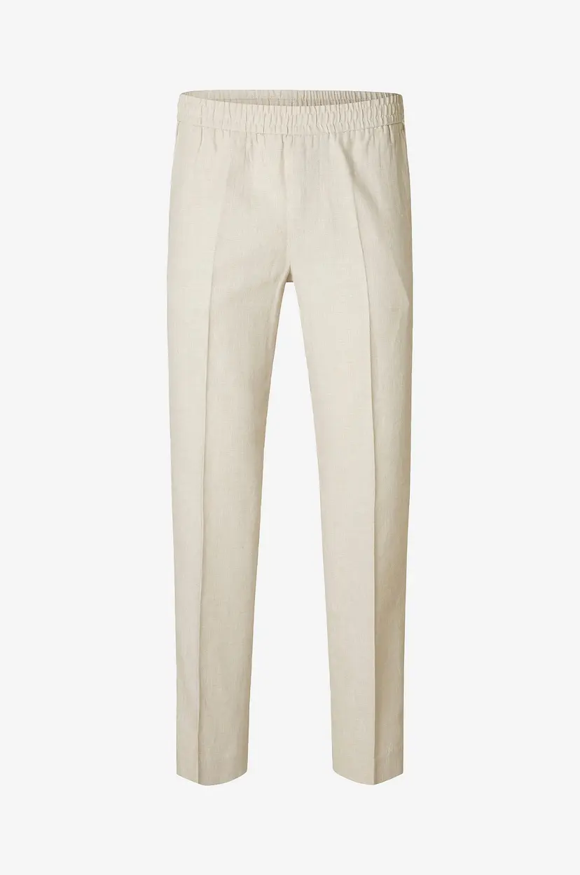 Selected Men Linbukse slhReg-malik Sun - Natur