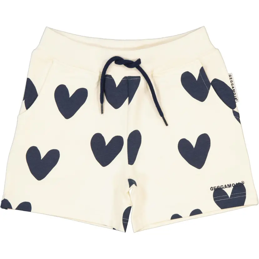 Geggamoja Collegeshorts Hjärtan - 146/152