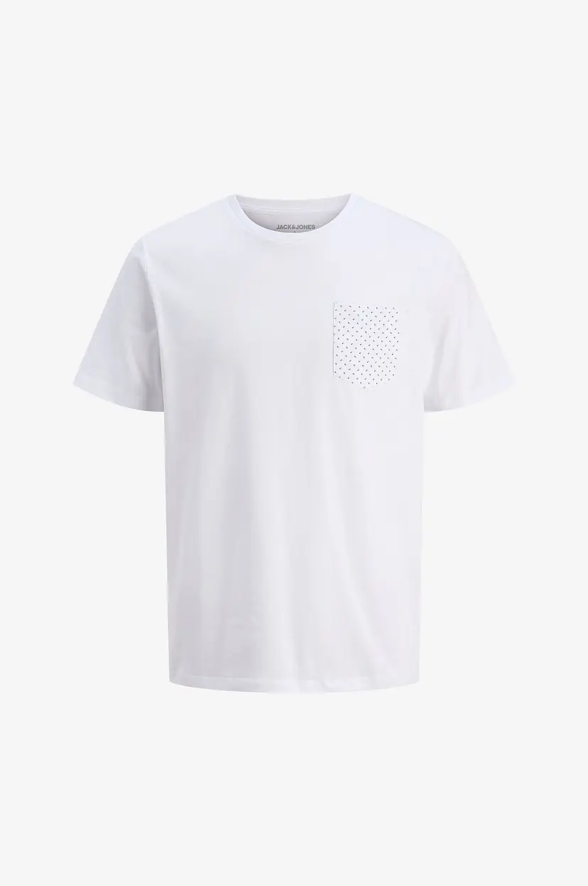 Jack & Jones T-skjorte jjMatheo Tee SS Crew Neck - Hvit