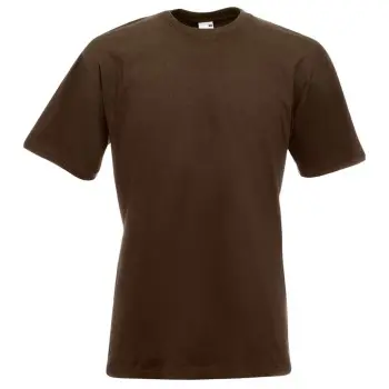 Fruit of the Loom Fruit of the Loom Valueweight Crew Neck T Brun bomull X-Large Herre