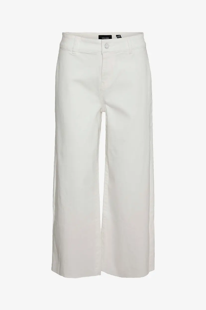 Vero Moda Curve Caprijeans vmcWild Kayla HR 7/8 Wide - Hvit