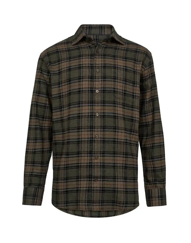 Black Blue Regular fit shirt l/s