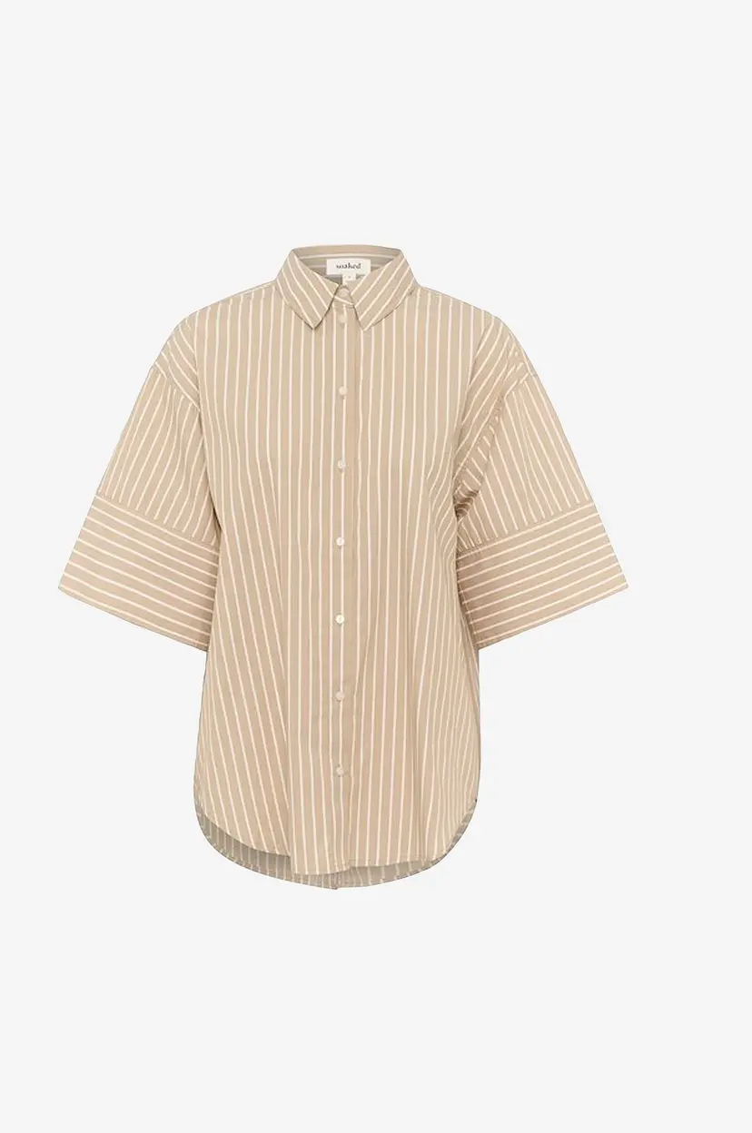 Soaked In Luxury Skjorte Slkaily Shirt SS - Brun