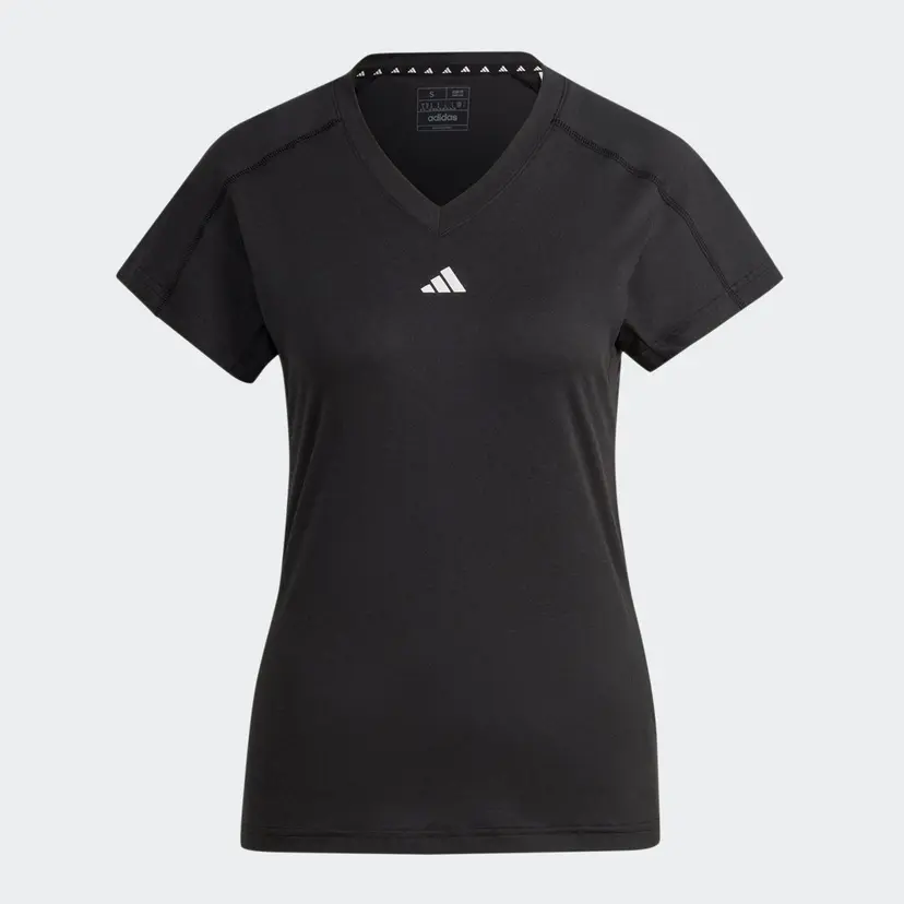 Adidas AEROREADY Train Essentials Minimal Branding V-Neck T-skjorte