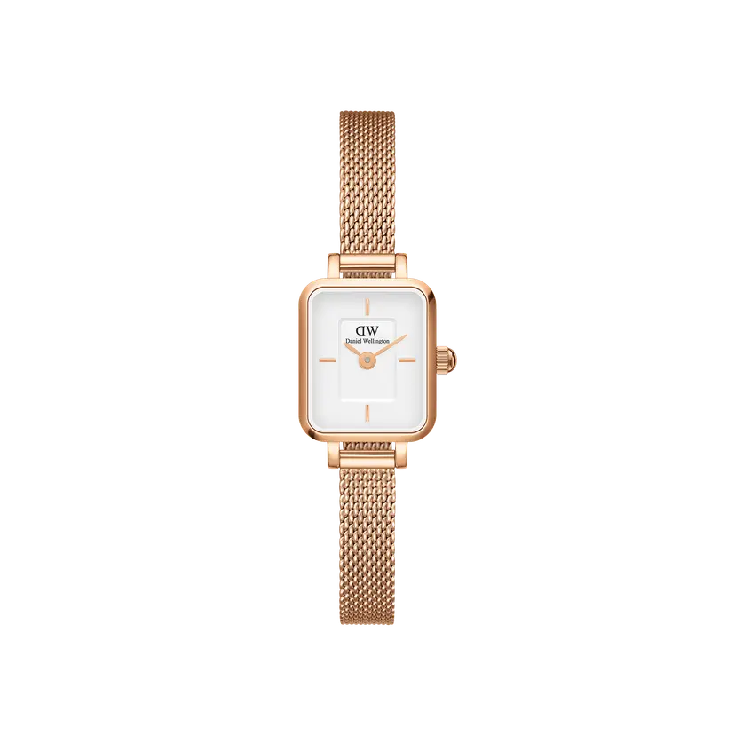 Daniel Wellington Rose Gold 15.4x18.2mm Watch Quadro Mini Melrose | DW