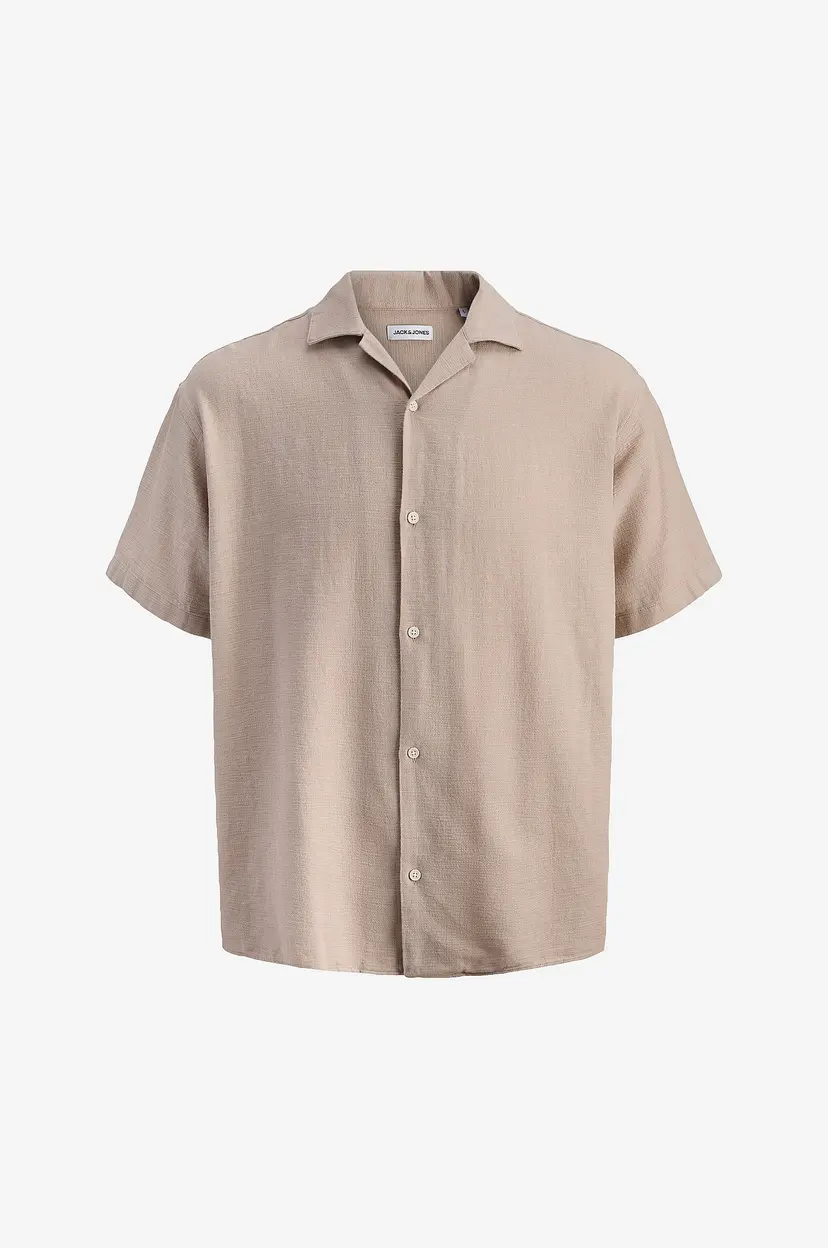 Jack & Jones Skjorte jjeLiam Resort SS SN - Brun