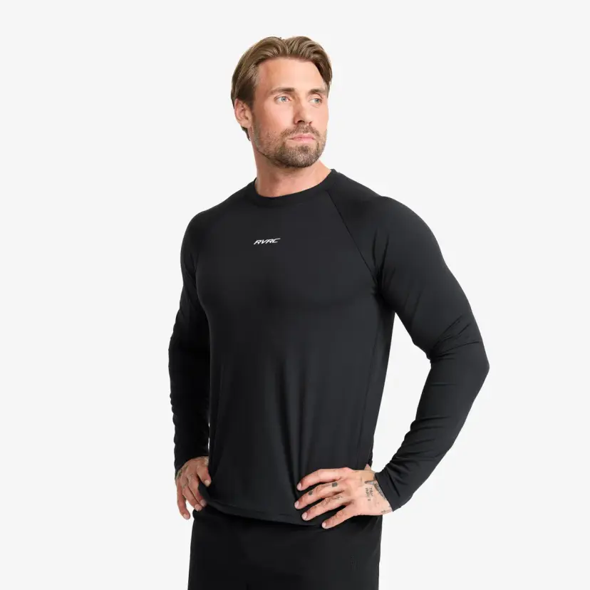 RevolutionRace Pulse Running Long-sleeved T-shirt Herre Black