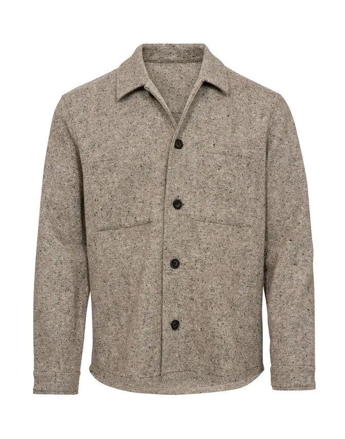 Gino Marcello Mens overshirt modern fit