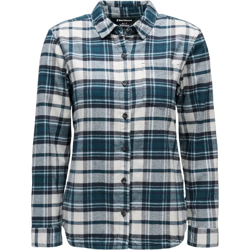 Black Diamond Black Diamond W Project Flannel Midnight Blue-Chalk