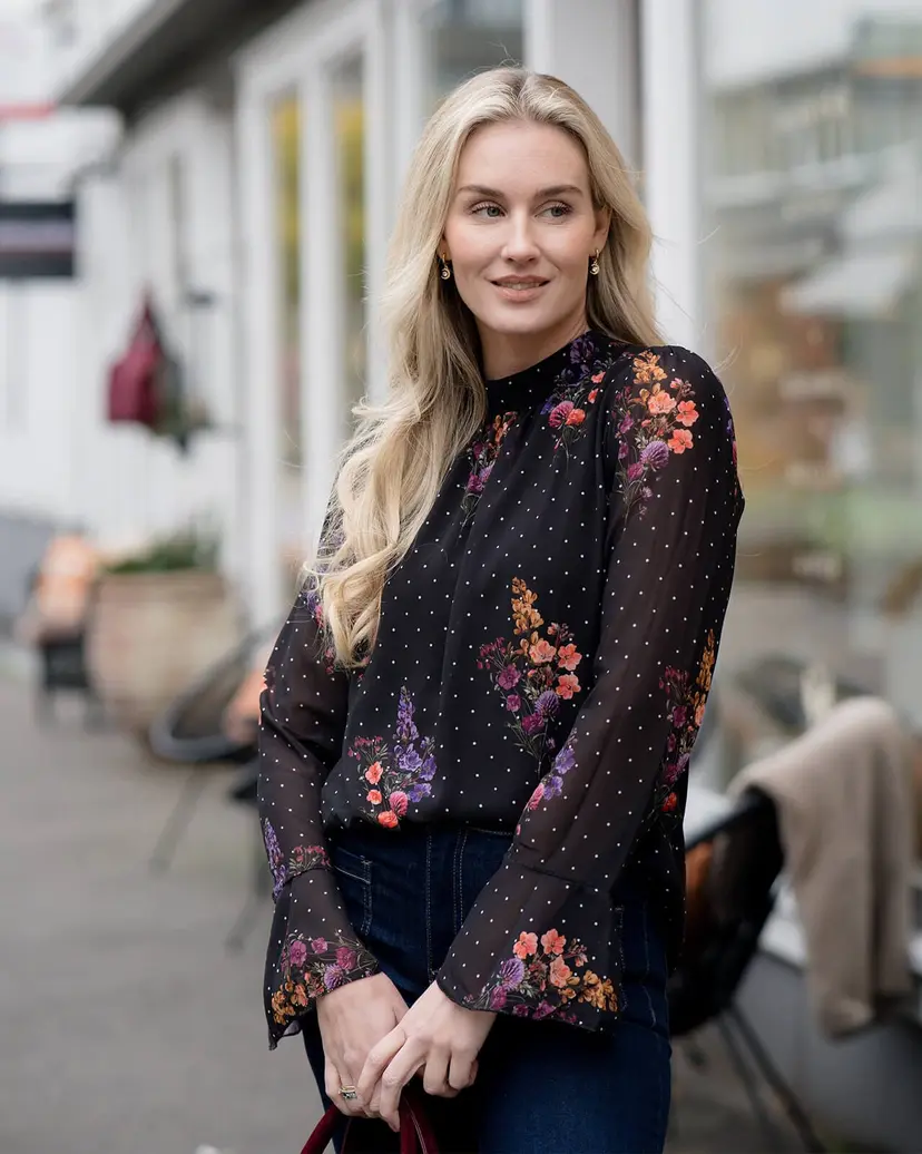Floyd Bluse Idelle Ori - Svart - Str S