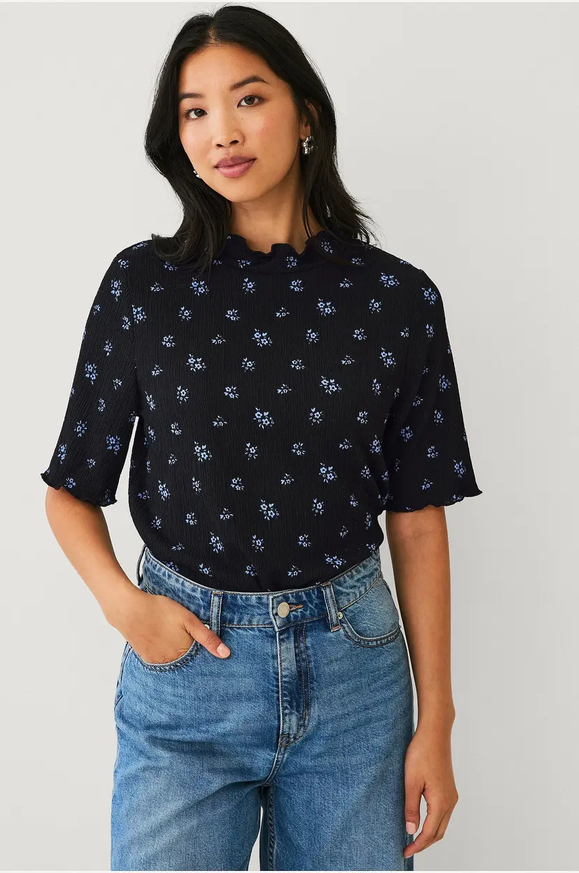 Ellos Collection Kortermet topp - Svart