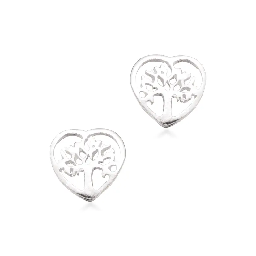 Scrouples Scrouples - Sølv øreringe med livstræ i sterling sølv - 154352s