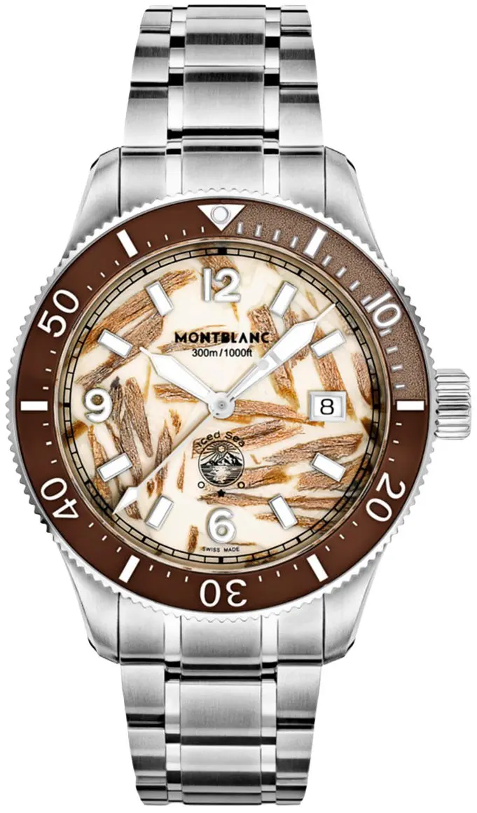 Montblanc Montblanc Herreklokke 137211 Iced Sea Beige/Stål Ø41 mm