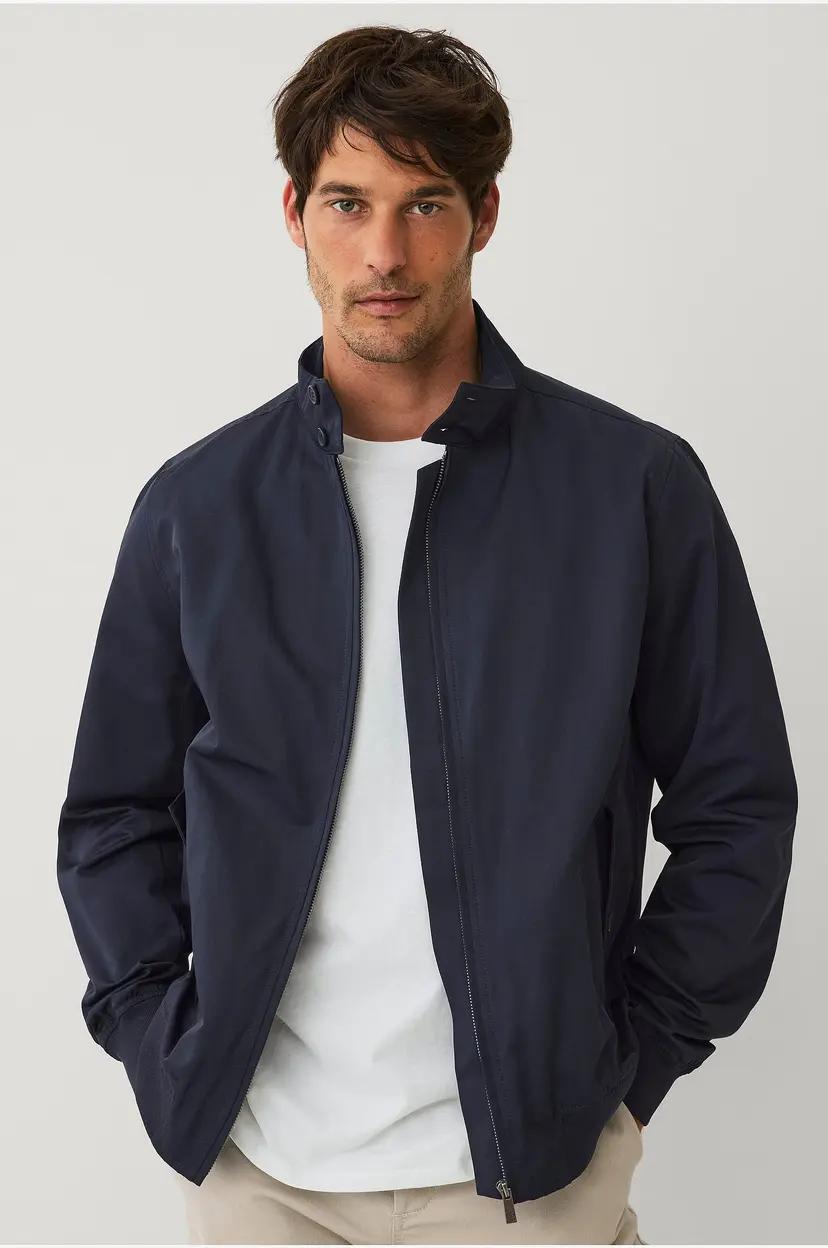 Ellos Collection Harrington jakke Tom - Blå