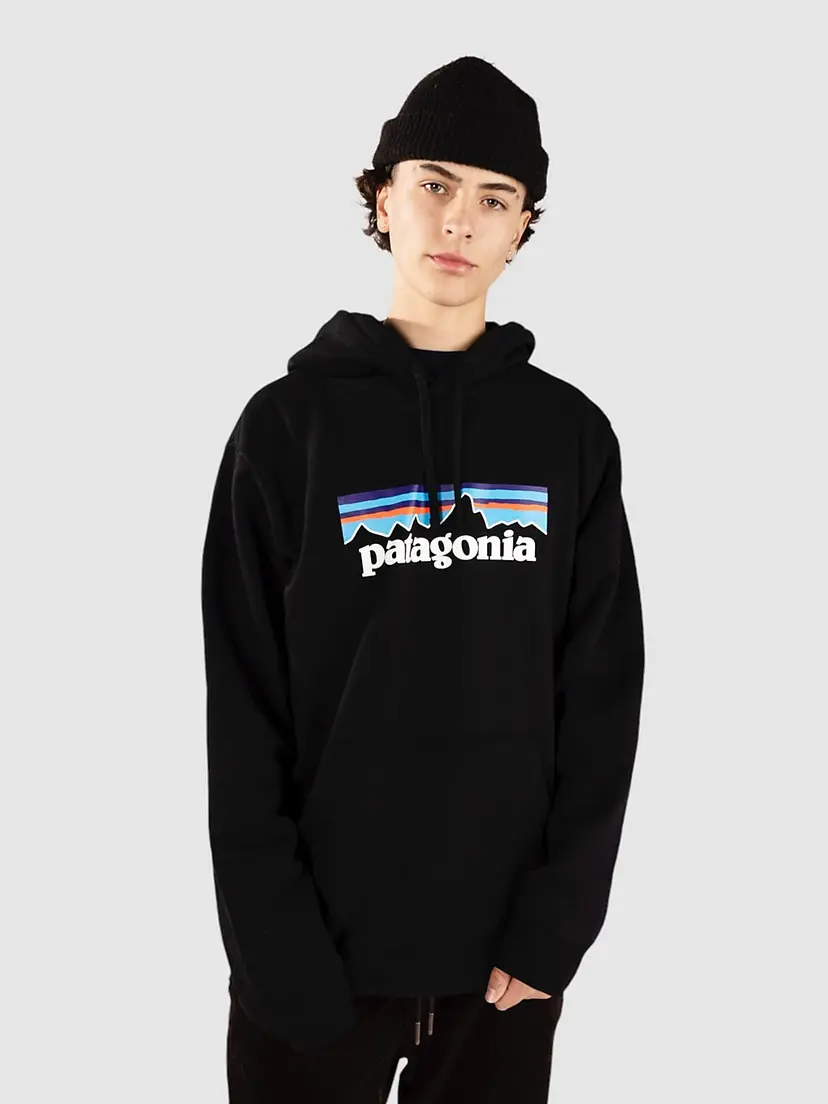 Patagonia Patagonia P-6 Logo Uprisal Hettegenser svart