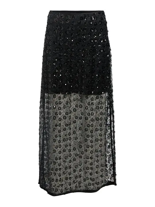 Object Object - Maisy Hw Long Skirt - Black