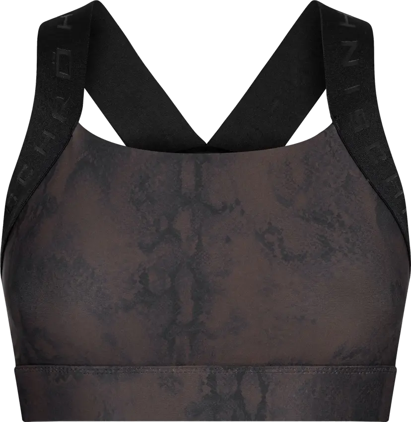Rohnisch Röhnisch Women's Kay Printed Sports Bra Brown Snake