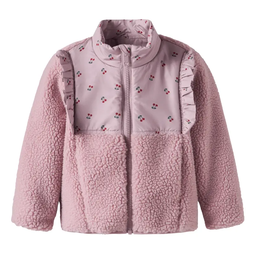 NAME IT Name It - Fleecejakke Minna Teddy Keepsake Lilac