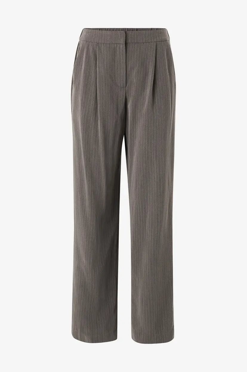 Y.A.S Bukser yasPinly Hmw Pinstripe Pant S - Grå
