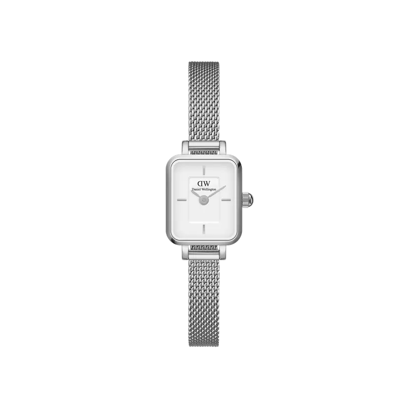 Daniel Wellington Silver 15.4x18.2mm Watch Quadro Mini Sterling | DW