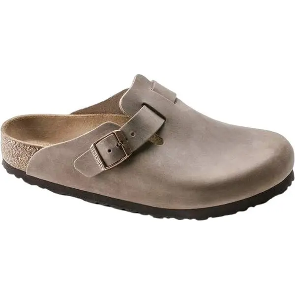 Birkenstock Birkenstock Boston Natural Leather Oiled Regular Tabacco Brown