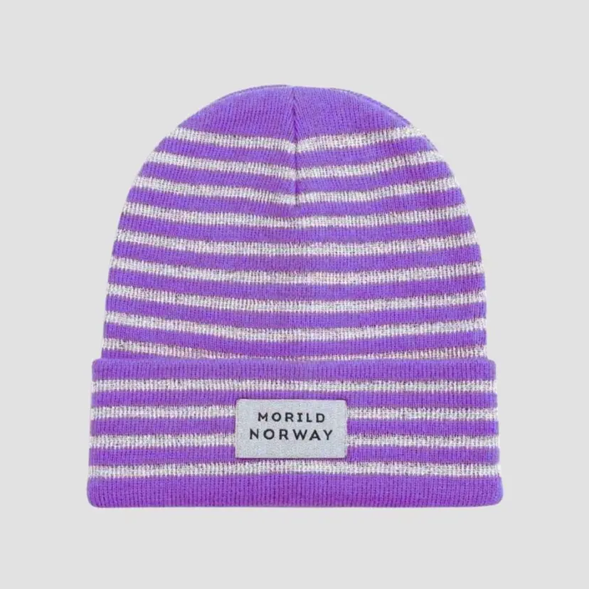 Morild Norway Morild Refleks Stripe Lue med refleks, lilla