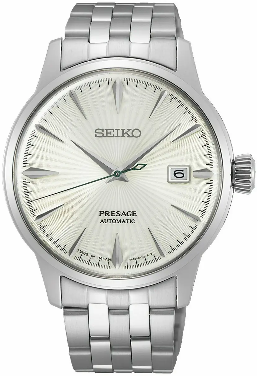 Seiko Seiko Herreklokke SRPG23J1 Presage Hvit/Stål Ø40.5 mm