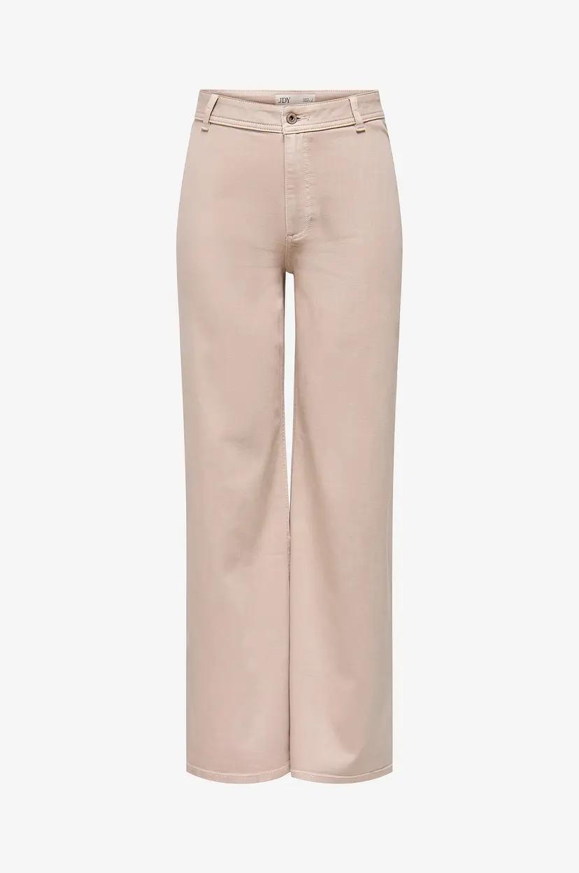 JDY Jeans jdyIris Stretch HW Wide Pant Pnt NO - Beige