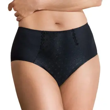 Anita Anita Truser Airita High Waist Brief Plus Svart 38 Dame