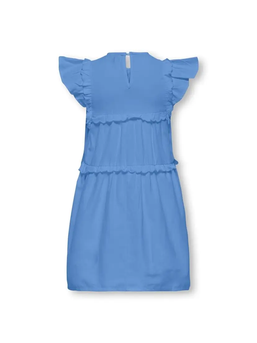 Only Kids Only Kids Clare Kjole Volume Fit Cornflower Blue (98 /3 år)
