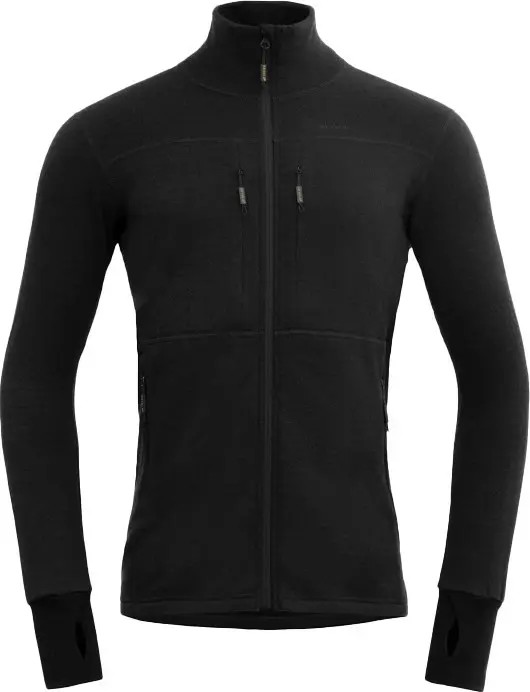 Devold Devold Men's Egga Grid Merino Jacket Caviar