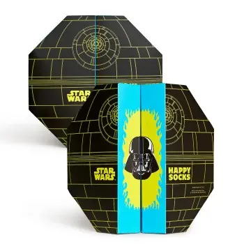 Happy Socks Happy socks Strømper 6P Star Wars Death Star Gift Box Mixed bomull Str 36/40