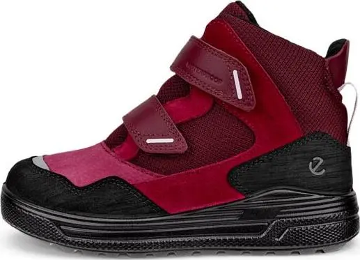 Ecco Ecco Kids' Ecco Urban Snow Mid Black/red Plum/dark Ruby