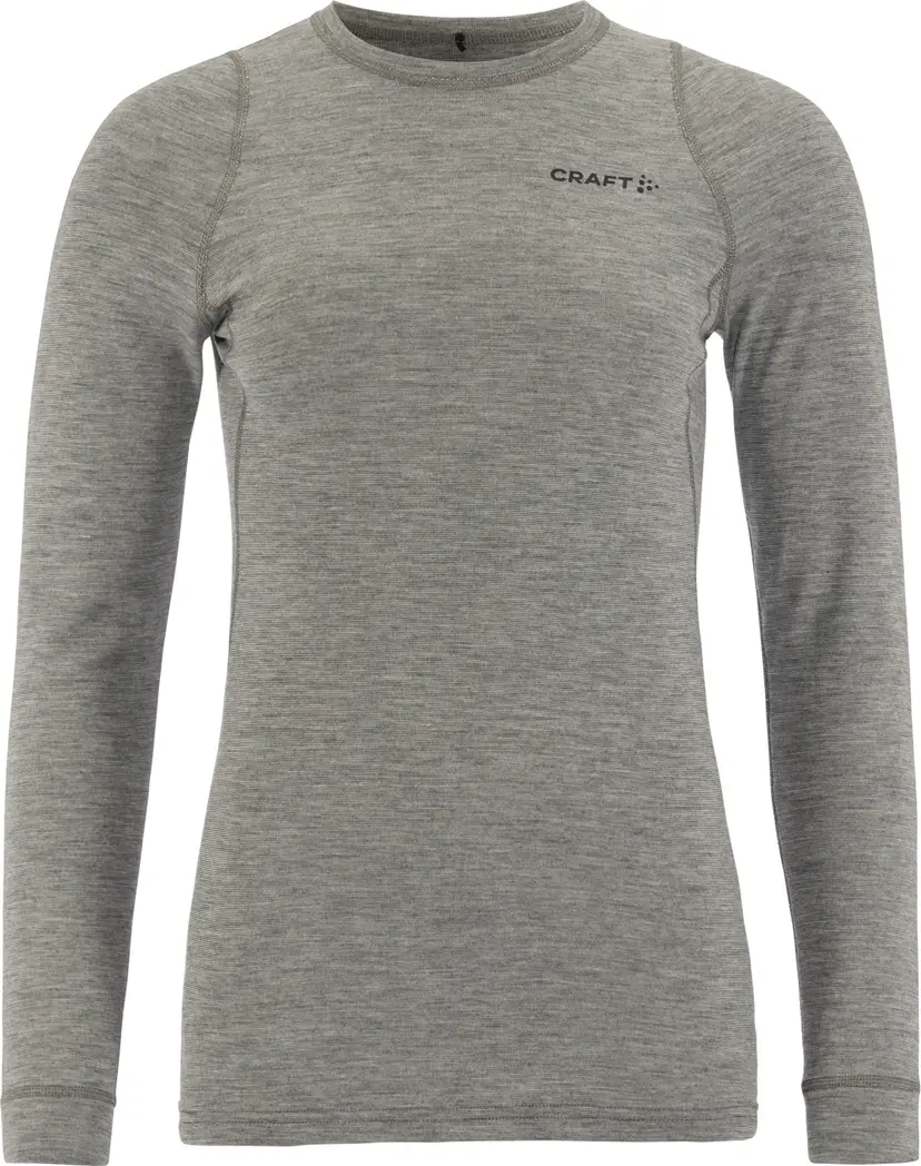 Craft Craft Women's Core Wool Merino Set Dark Grey Melange