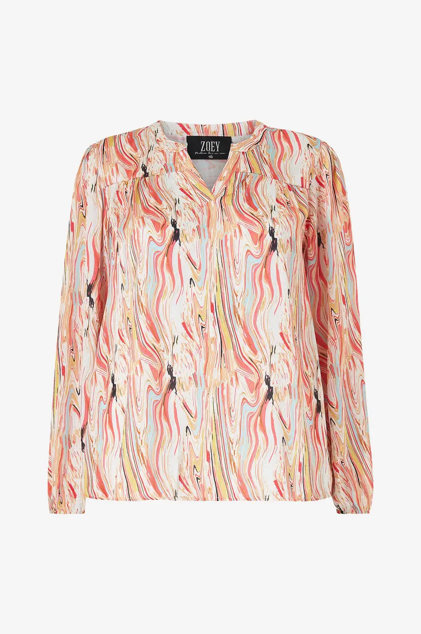 ZOEY Bluse Anahi Shirt - Orange