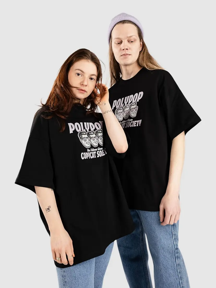 Polypop Polypop Copycat Society T-skjorte blå