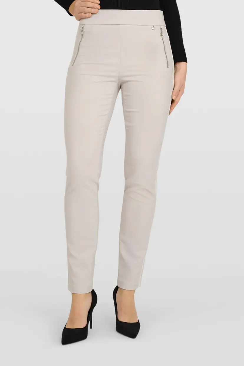 ROBELL RITA TROUSERS GOLD