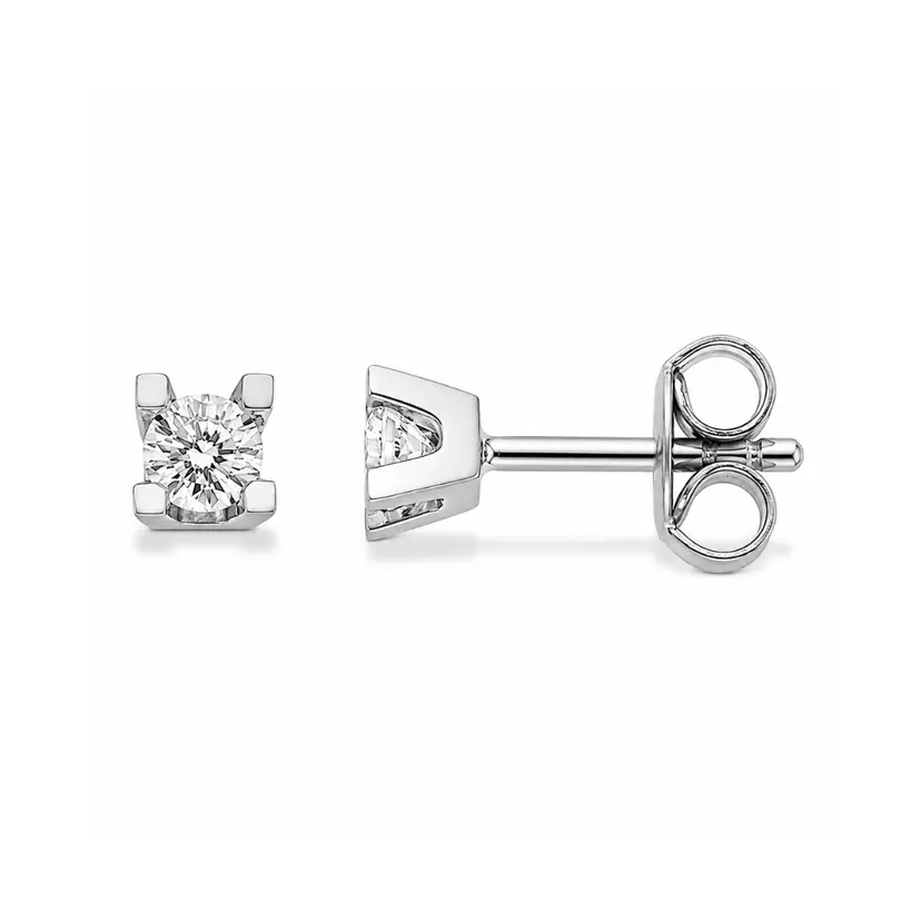 Scrouples Scrouples - Ørestikker i Sterling Sølv med Zirkonia 3,5 x 3,5 mm - 141512s