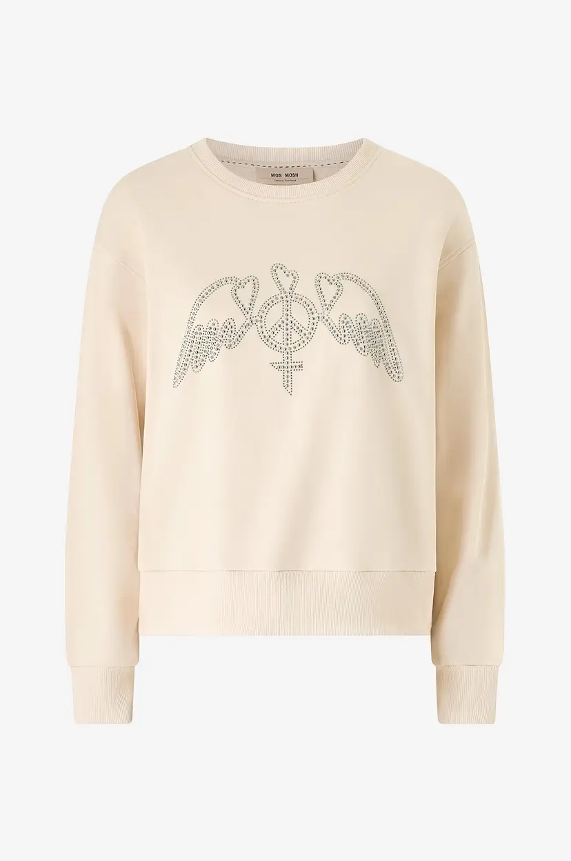 Mos Mosh Collegegenser mmJaylin - Beige
